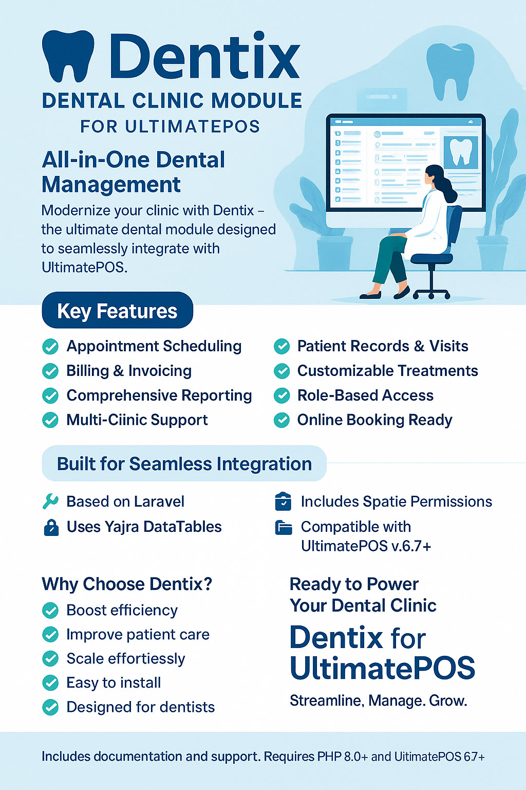 Dentix Dental Clinic Module for UltimatePOS